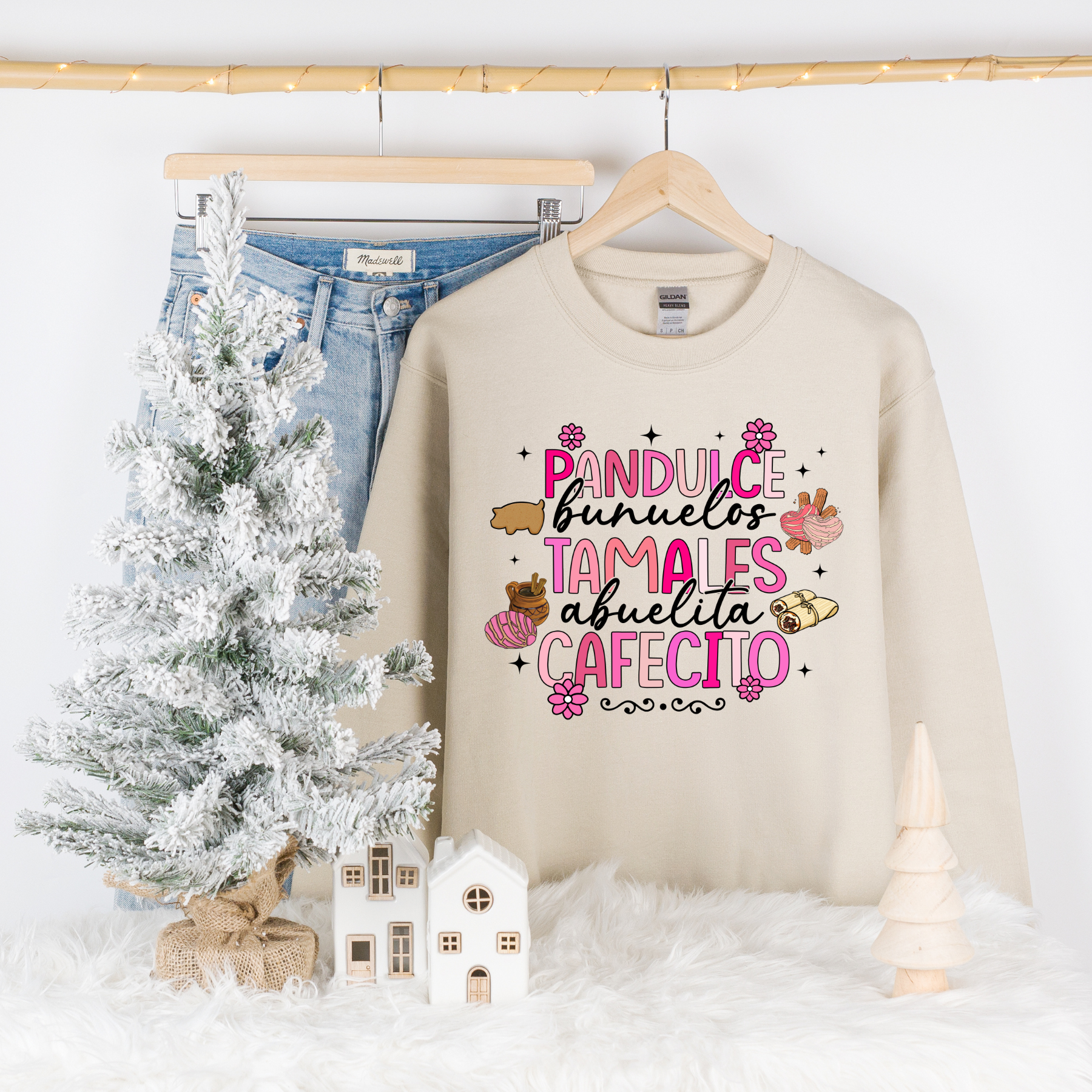 Latino Inspo Holiday Must Haves cozy comfortable pullover crewneck