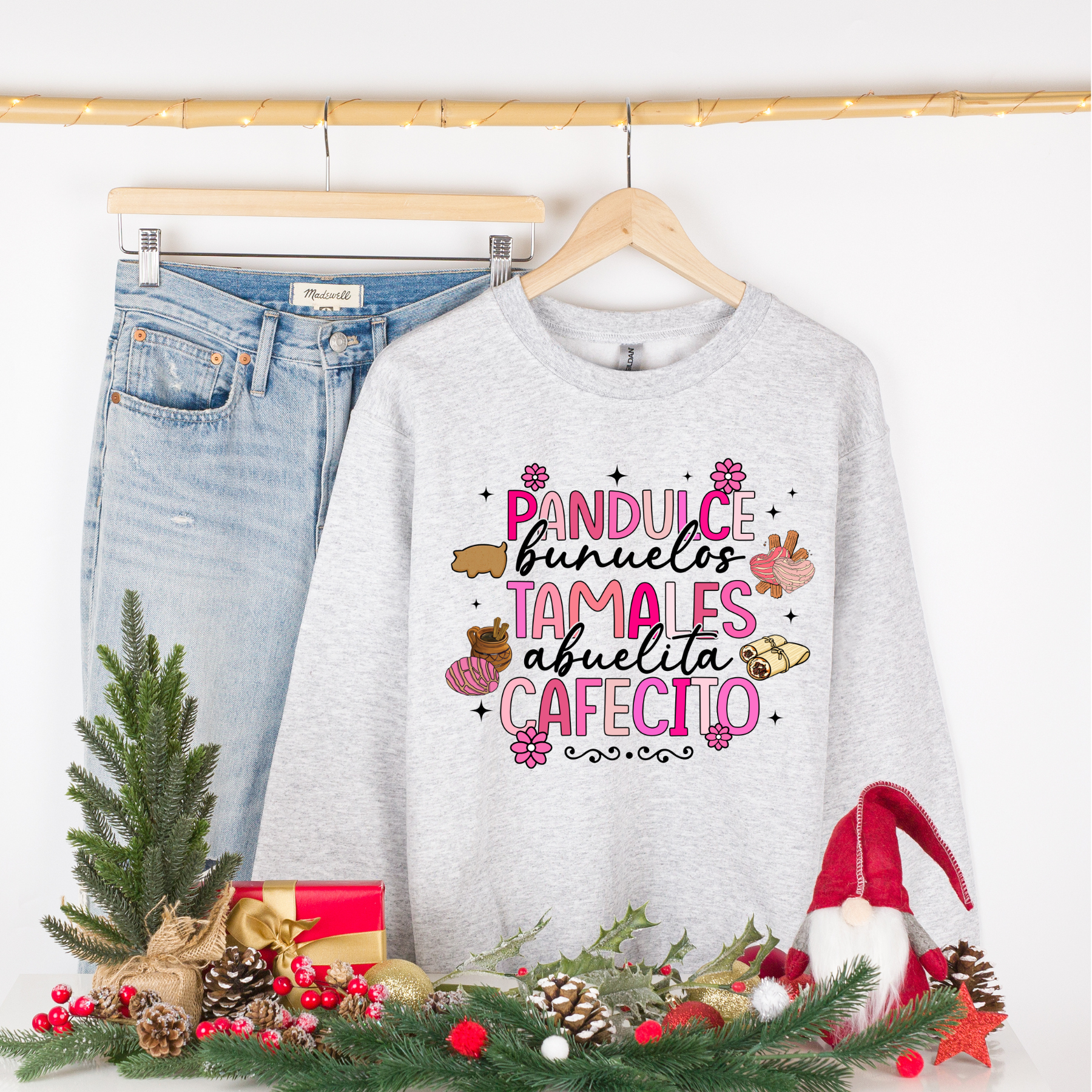 Latino Inspo Holiday Must Haves cozy comfortable pullover crewneck