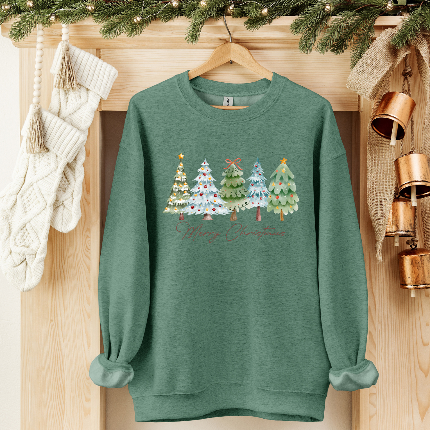 Merry Christmas casual crewneck womanswear