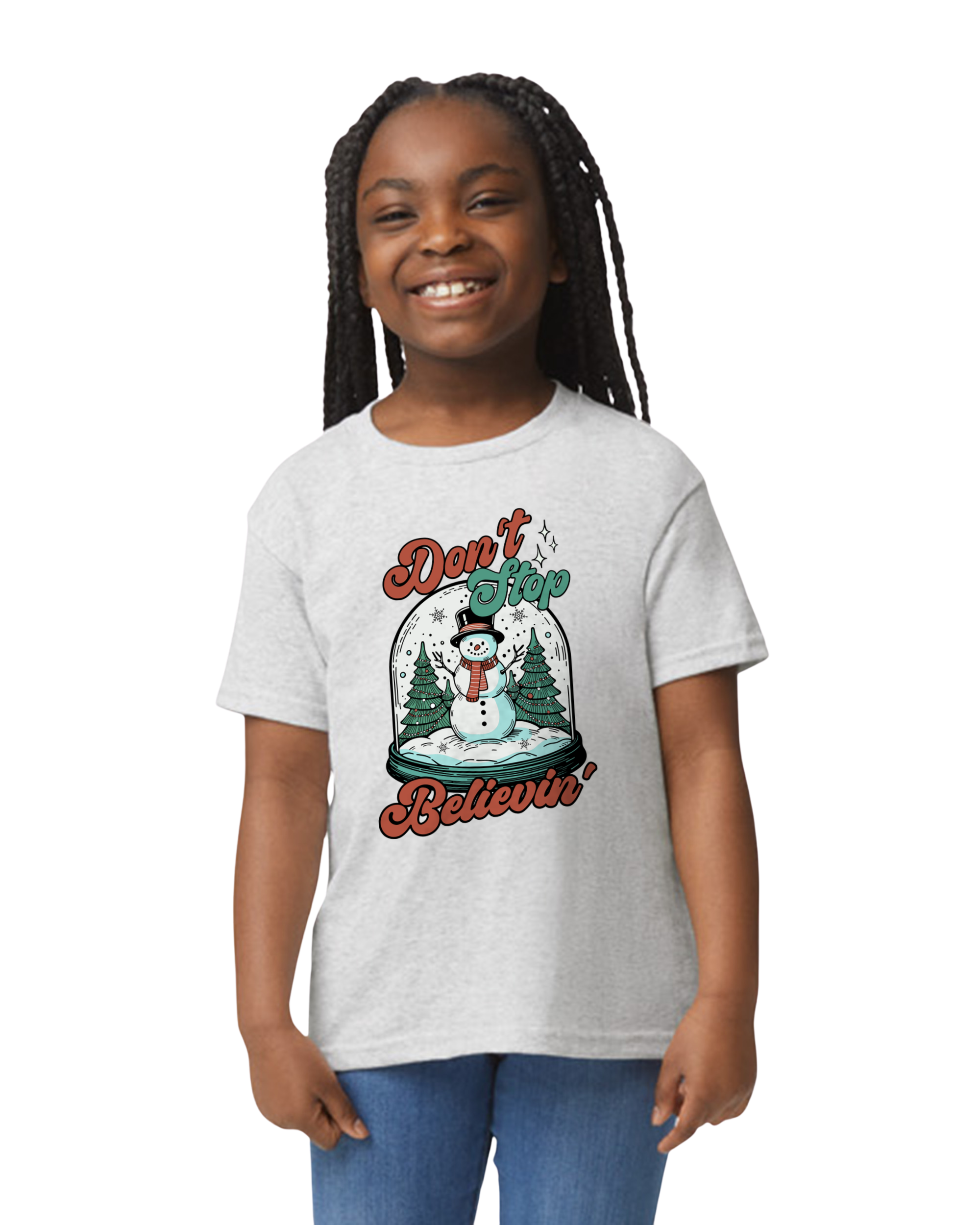 Kids Don't Stop Believin' Christmas t-shirt