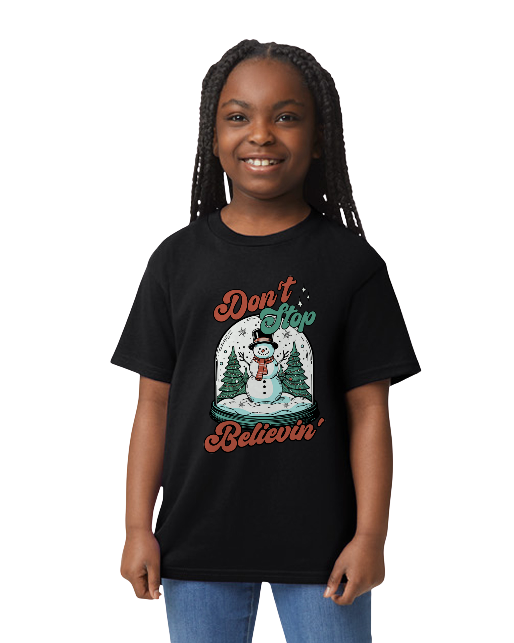 Kids Don't Stop Believin' Christmas t-shirt