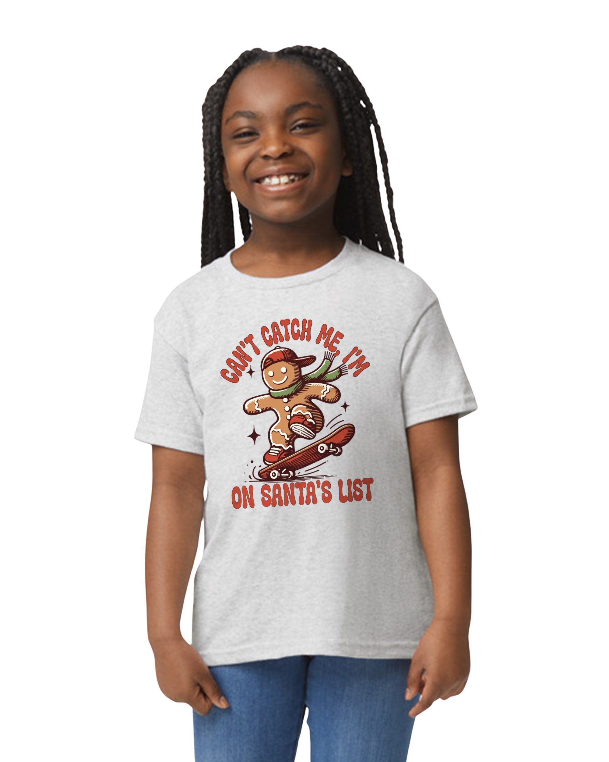 Kids Can't Catch Me GingerBread Christmas T-Shirt