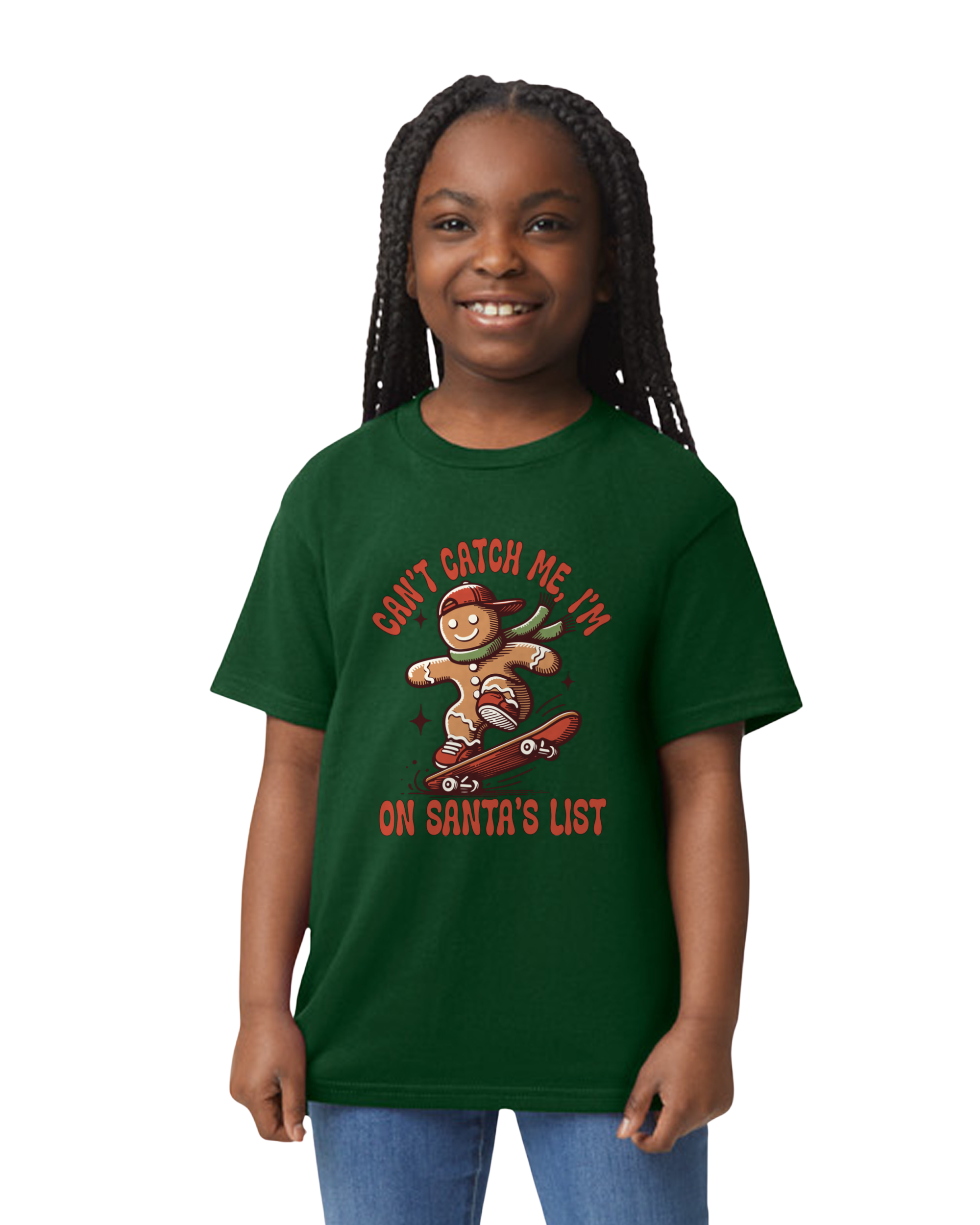 Kids Can't Catch Me GingerBread Christmas T-Shirt